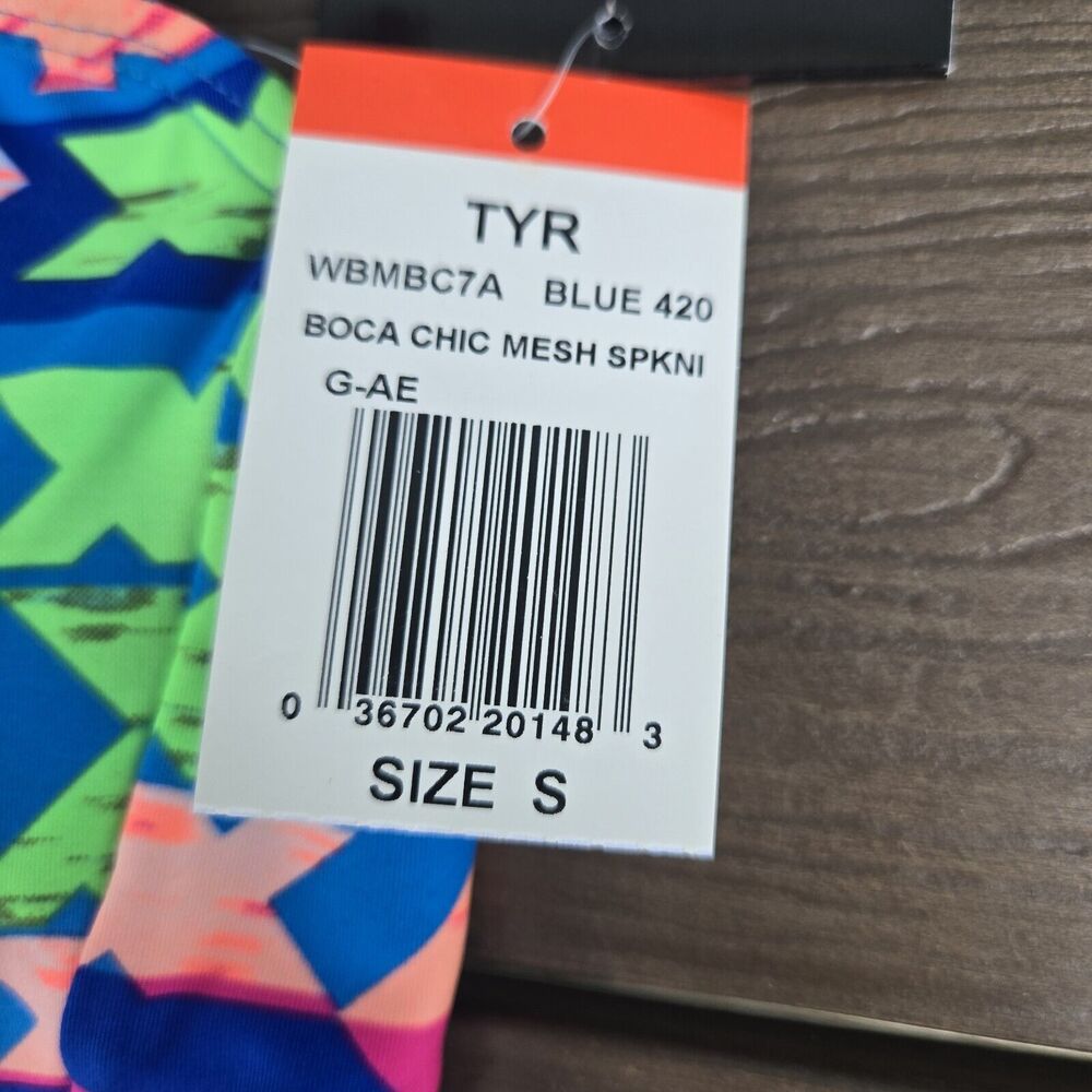 TYR Durafast Women’s Boca Chic mesh swim cross strap Bikini Set Size S 4/6 New - Picture 3 of 3